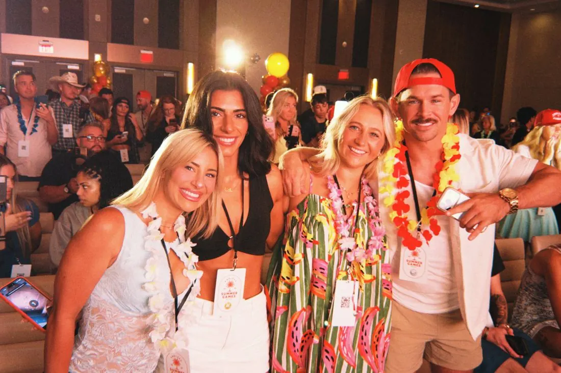 Creators posing together at Endless Summer Games